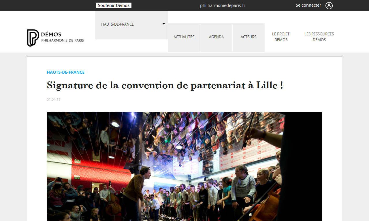 Signature de la convention de partenariat à Lille ! | AdminPROD