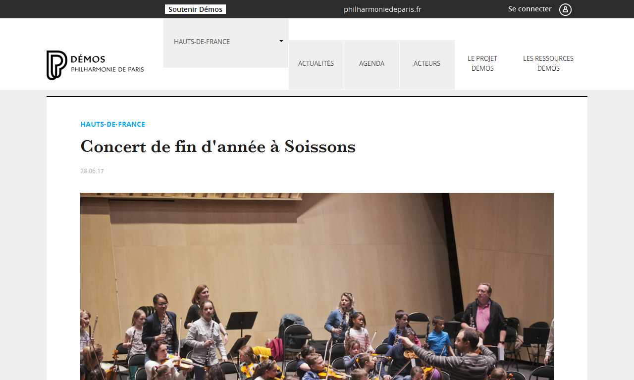 Concert de fin d'année à Soissons | Delphine Berçot