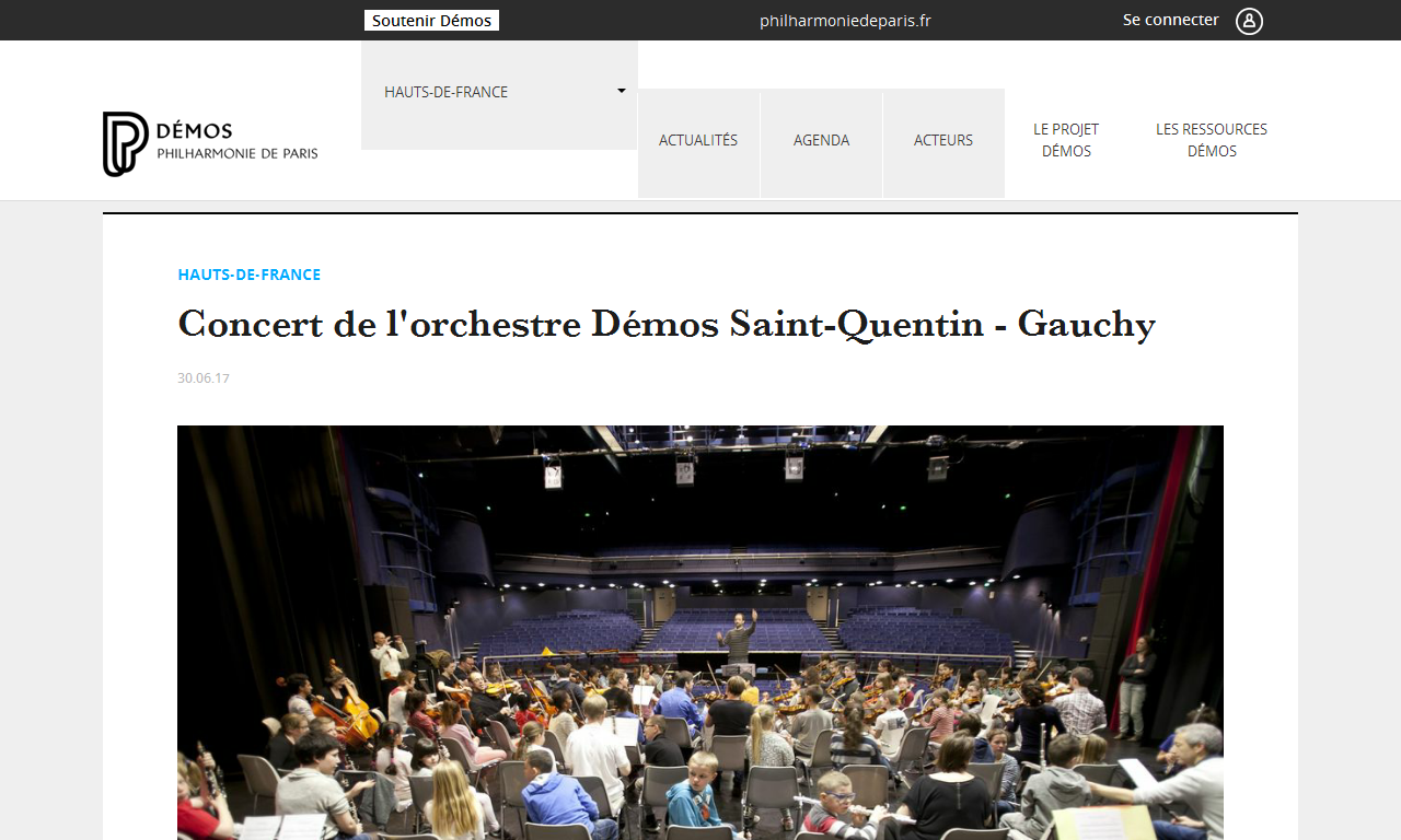 Concert de l'orchestre Démos Saint-Quentin - Gauchy | Delphine Berçot