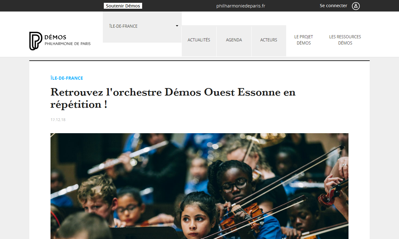 Retrouvez l'orchestre Démos Ouest Essonne en répétition ! | Delphine Berçot