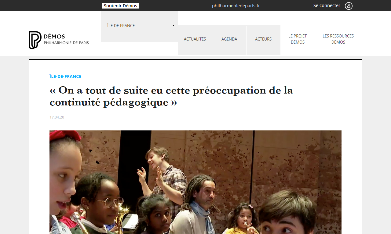« On a tout de suite eu cette préoccupation de la continuité pédagogique » | Hélène Descourtis