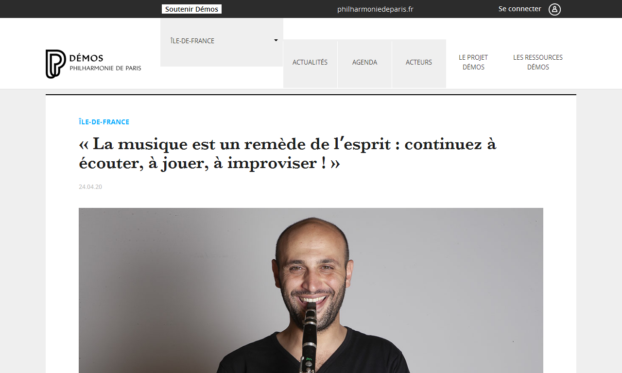 « La musique est un remède de l’esprit : continuez à écouter, jouer, improviser ! » | Hélène Descourtis