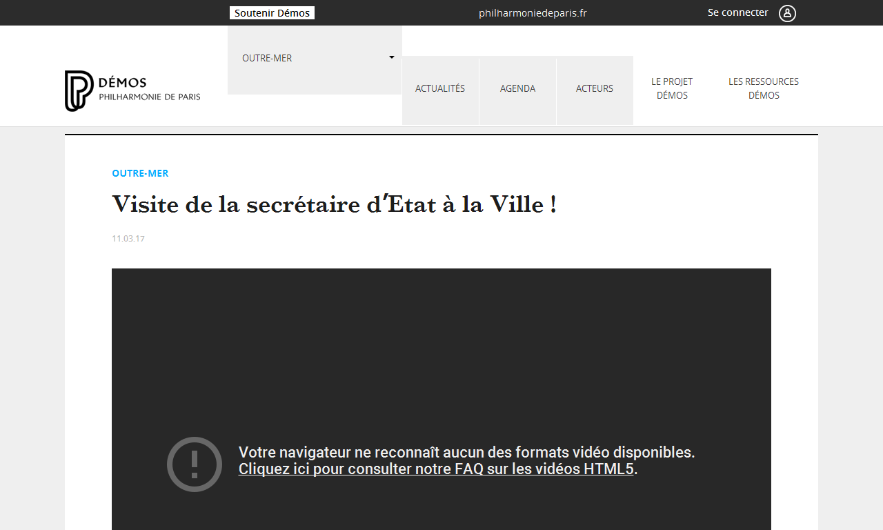 Visite de la secrétaire d'Etat à la ville ! | AdminPROD