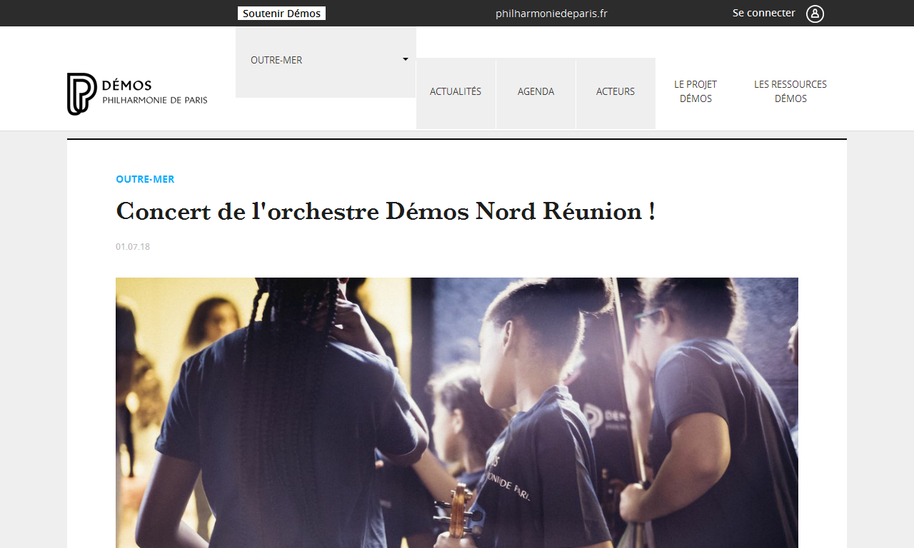 Concert de l'orchestre Démos Nord Réunion | Delphine Berçot