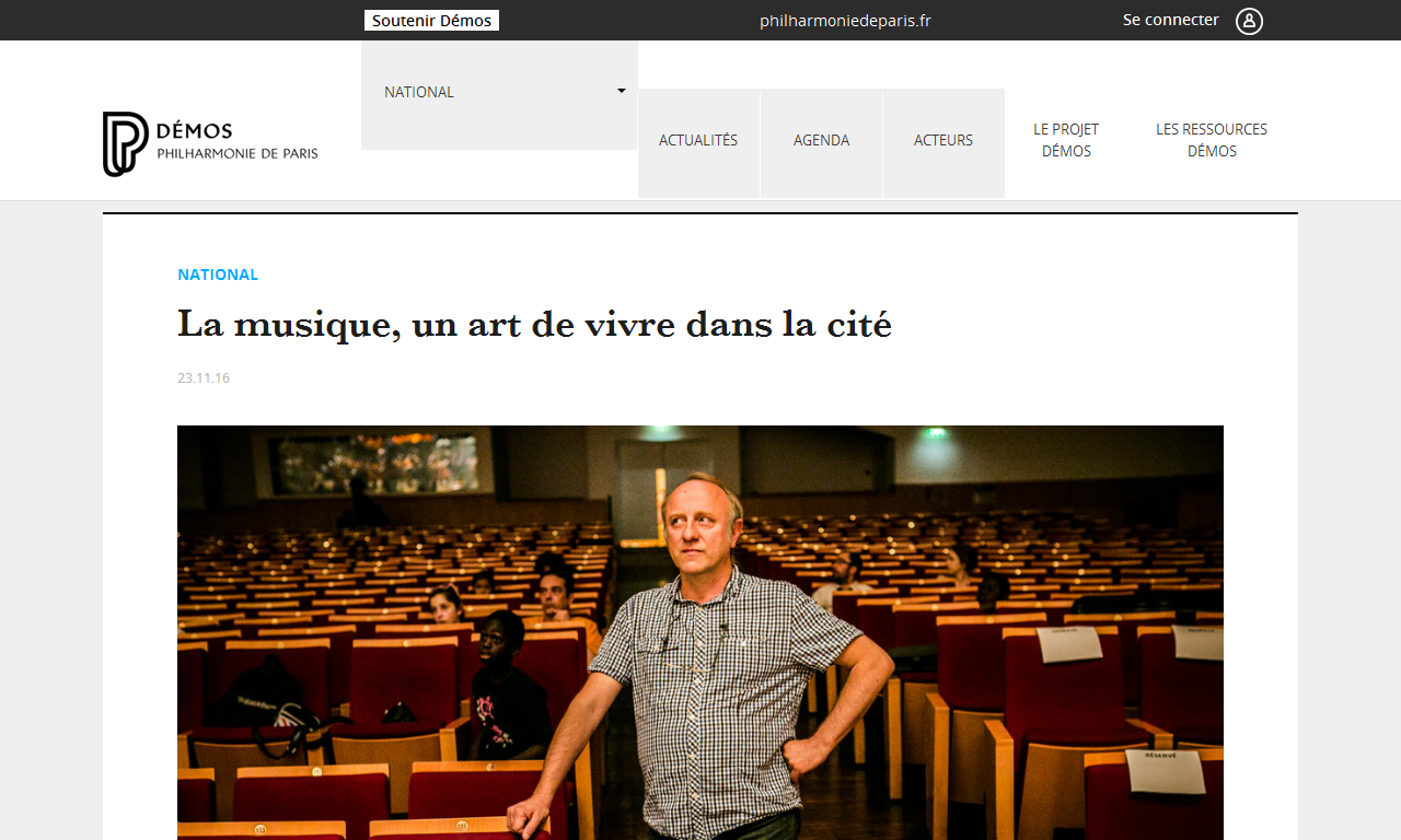 La musique, un art de vivre dans la cité | AdminPROD