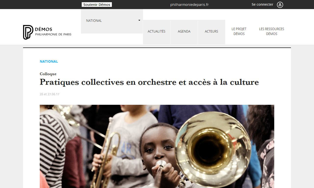 Colloque : Pratiques collectives en orchestre | AdminPROD
