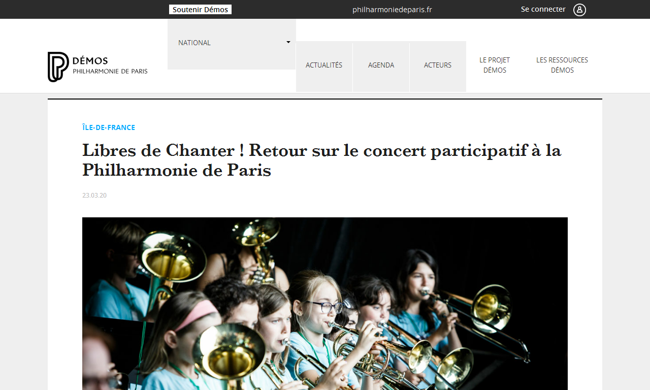 Libres de chanter ! | AdminPROD