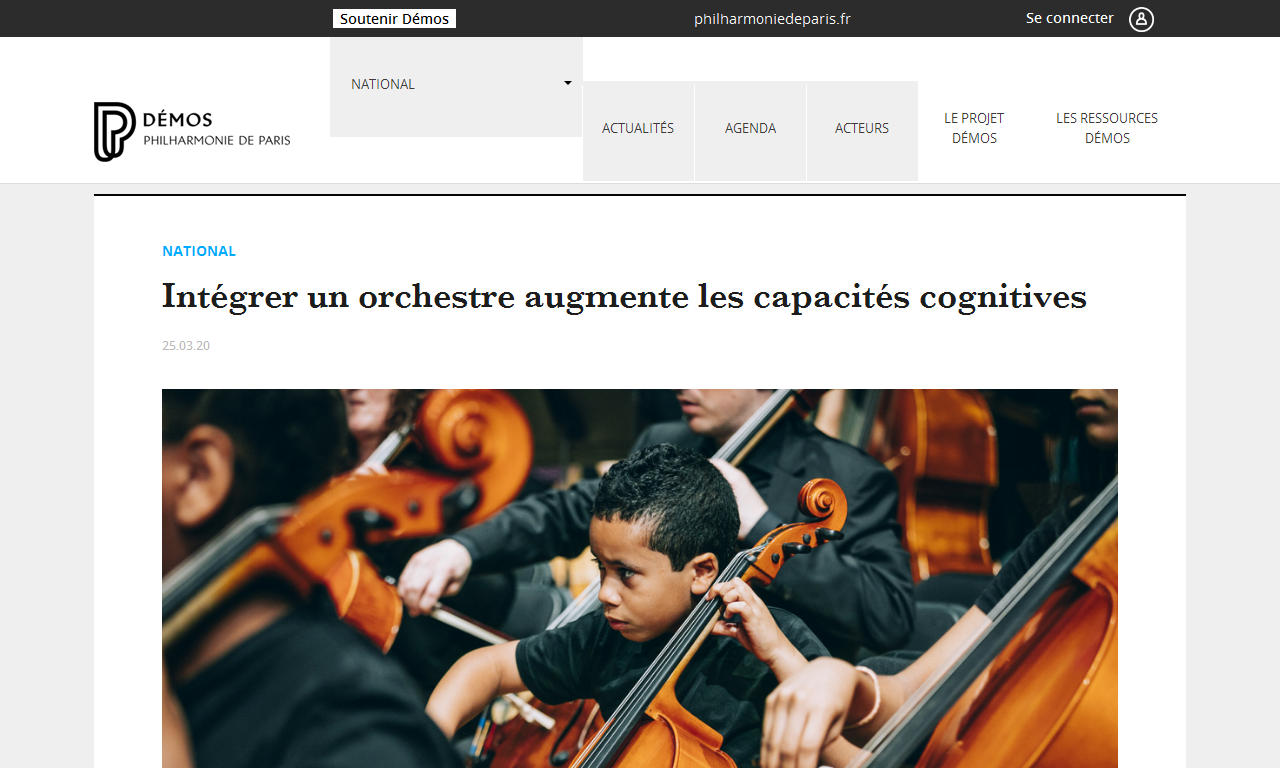 Intégrer un orchestre augmente les capacités cognitives | Hélène Descourtis